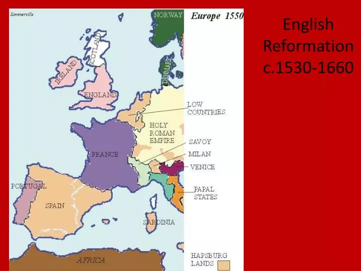 english reformation c 1530 1660