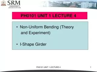 PH0101 UNIT 1 LECTURE 4