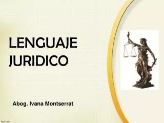 lenguaje juridico