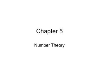 Chapter 5