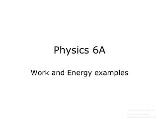 Physics 6A