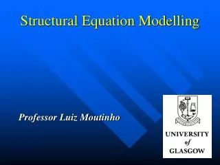 Structural Equation Modelling