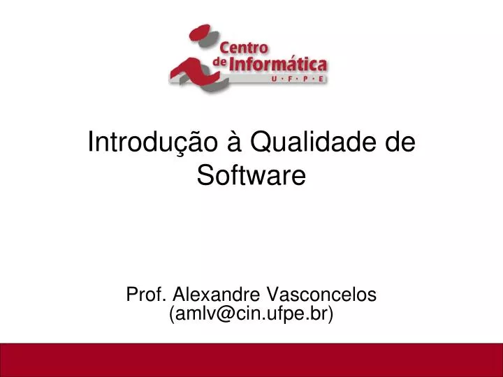 introdu o qualidade de software