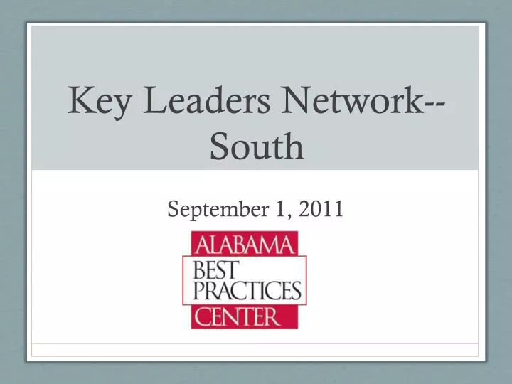 key leaders network south
