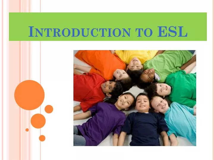 introduction to esl