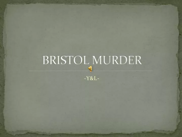 bristol murder
