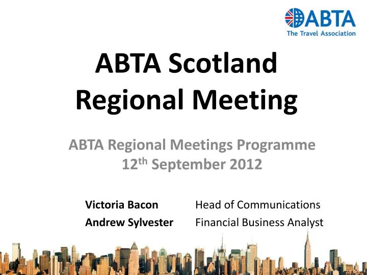 abta scotland regional meeting