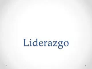liderazgo