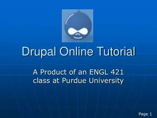 Drupal Online Tutorial