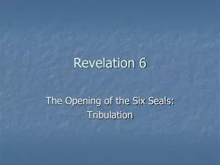 Revelation 6