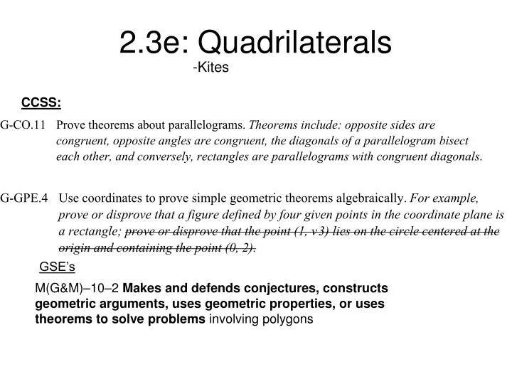 2 3e quadrilaterals