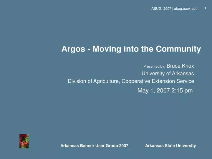 argos moving into the community