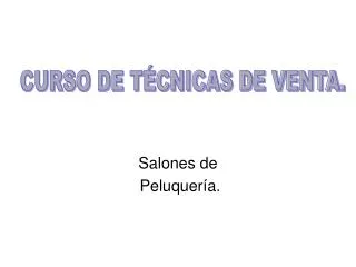 salones de peluquer a