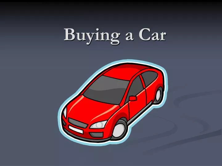 buying a car
