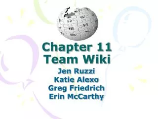 Chapter 11 Team Wiki