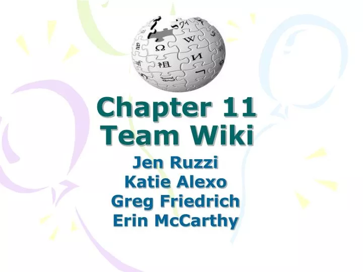 chapter 11 team wiki