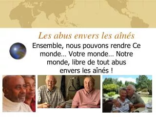 les abus envers les a n s