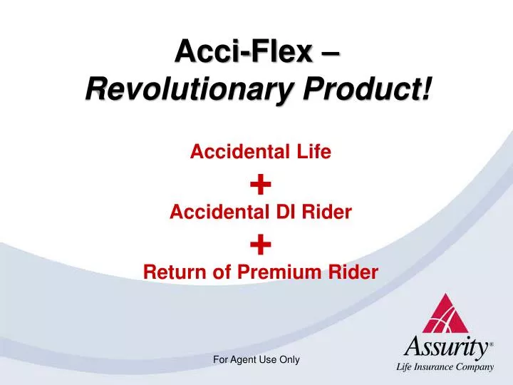 acci flex revolutionary product