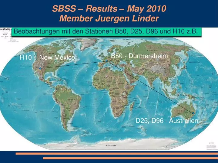 sbss results may 2010 member juergen linder