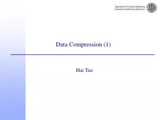 Data Compression (1)