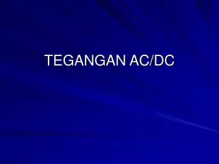 tegangan ac dc