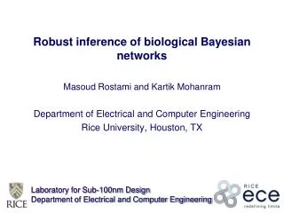 Robust inference of biological Bayesian networks