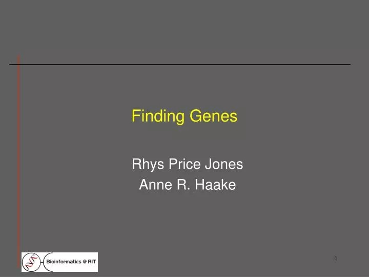finding genes