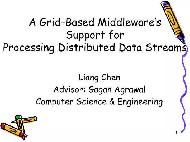 liang chen advisor gagan agrawal computer science engineering
