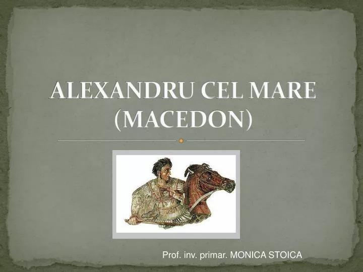 alexandru cel mare macedon