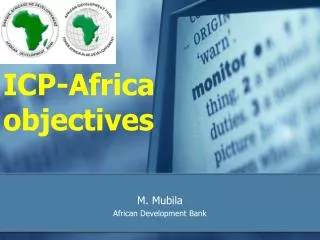 M. Mubila African Development Bank