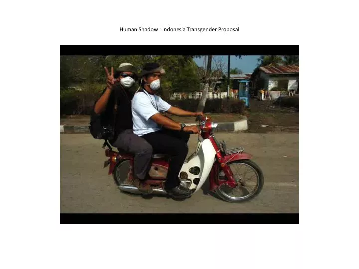 human shadow indonesia transgender proposal