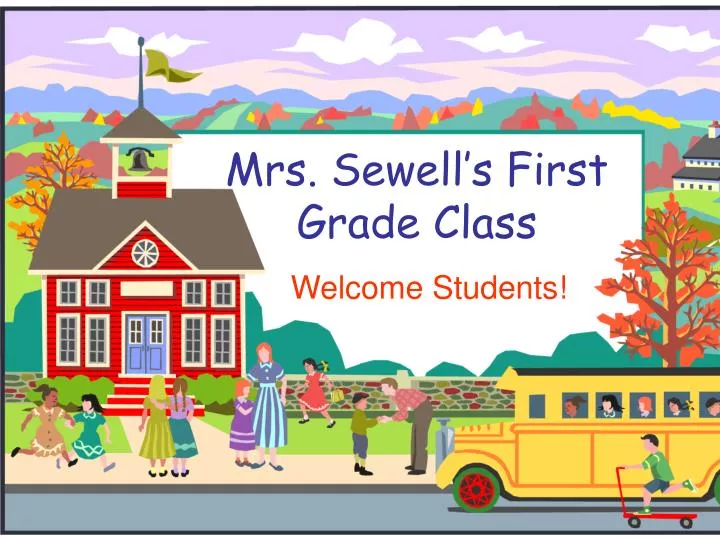 mrs sewell s first grade class