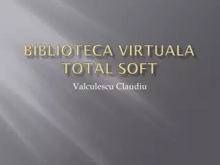 biblioteca virtuala total soft
