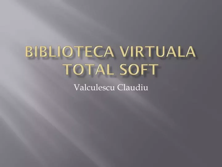 biblioteca virtuala total soft