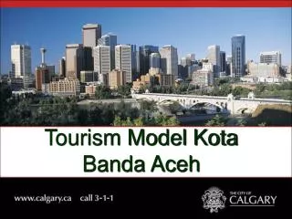 Tourism Model Kota Banda Aceh