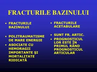 fracturile bazinului