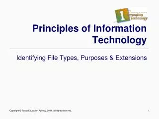 Principles of Information Technology