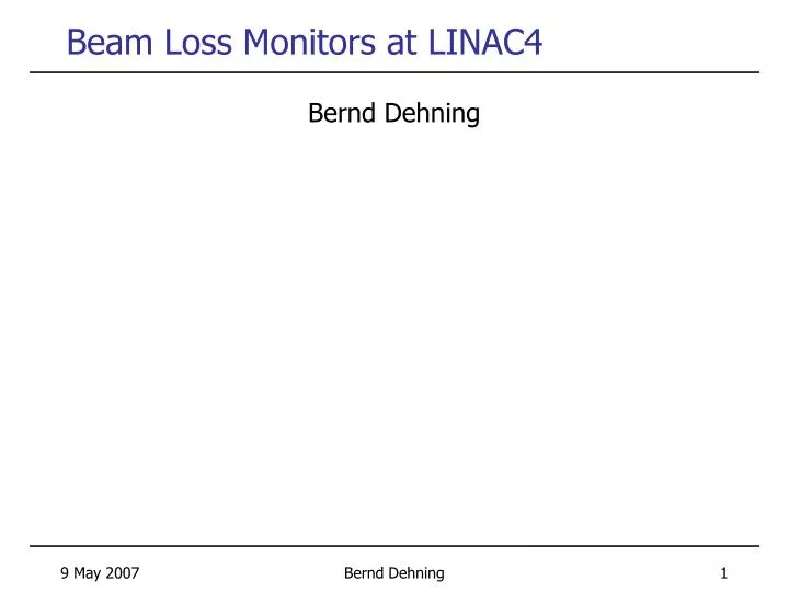 beam loss monitors at linac4