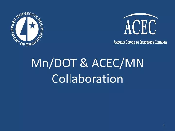mn dot acec mn collaboration