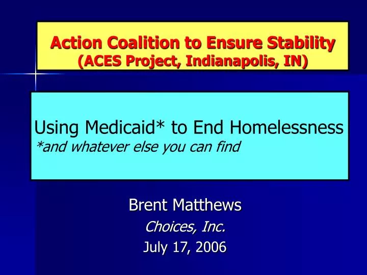 action coalition to ensure stability aces project indianapolis in