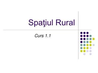 spa iul rural