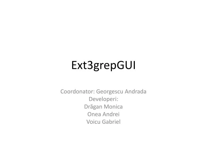 e xt3grep gui