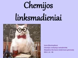 chemijos linksmadieniai