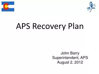 APS Recovery Plan