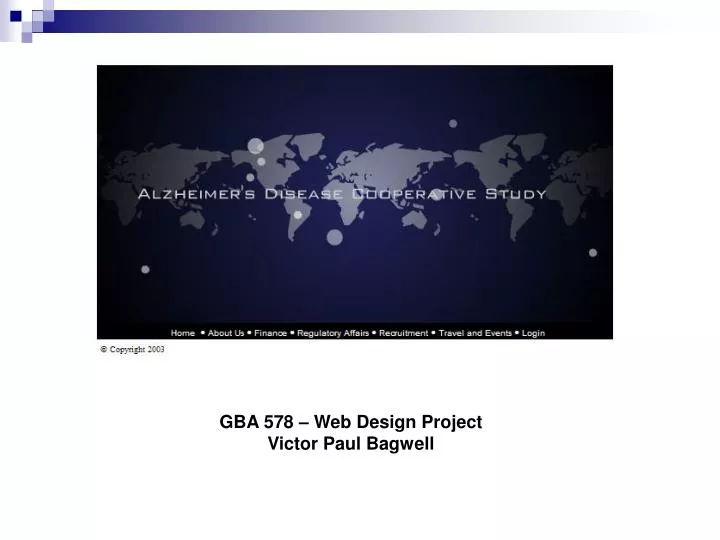 gba 578 web design project victor paul bagwell