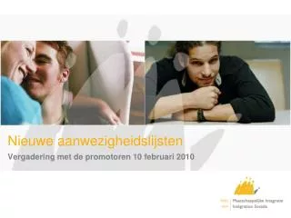 nieuwe aanwezigheidslijsten