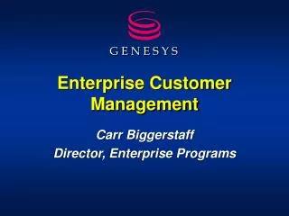 enterprise customer management