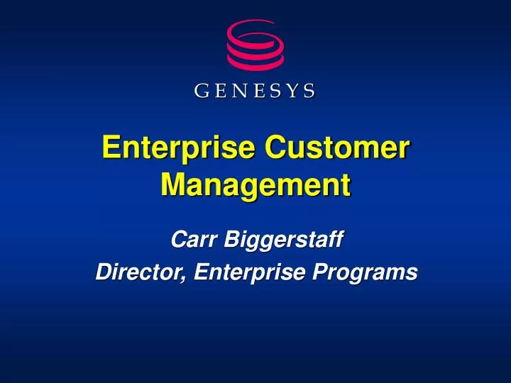 enterprise customer management