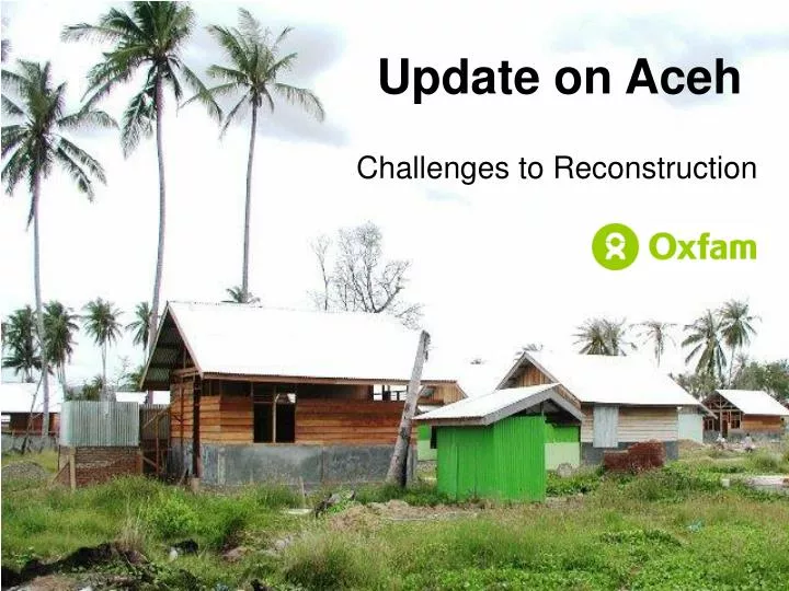 update on aceh