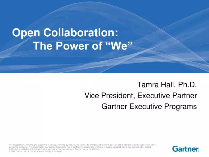 open collaboration the power of we